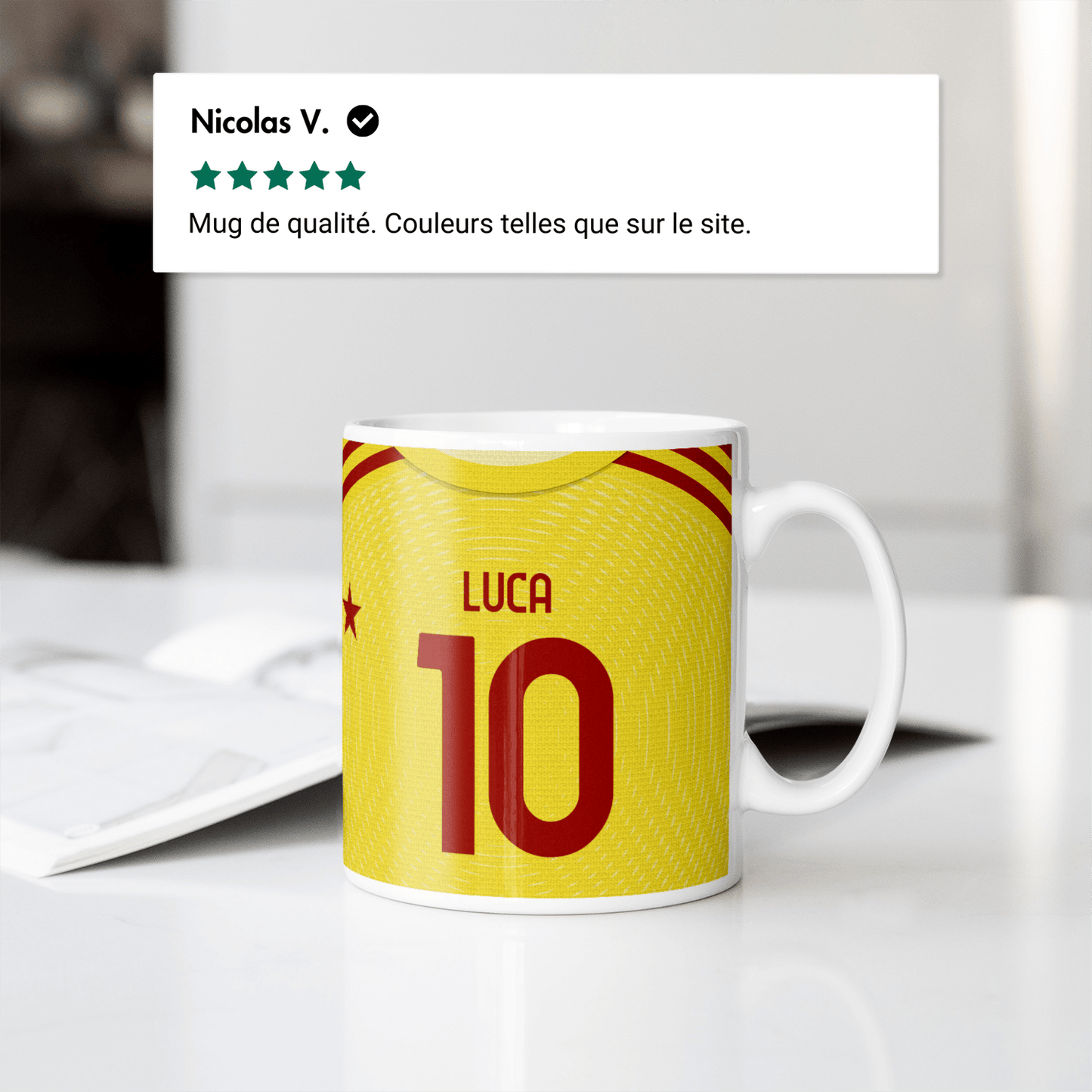Mug Juventus Football Club football personnalisable