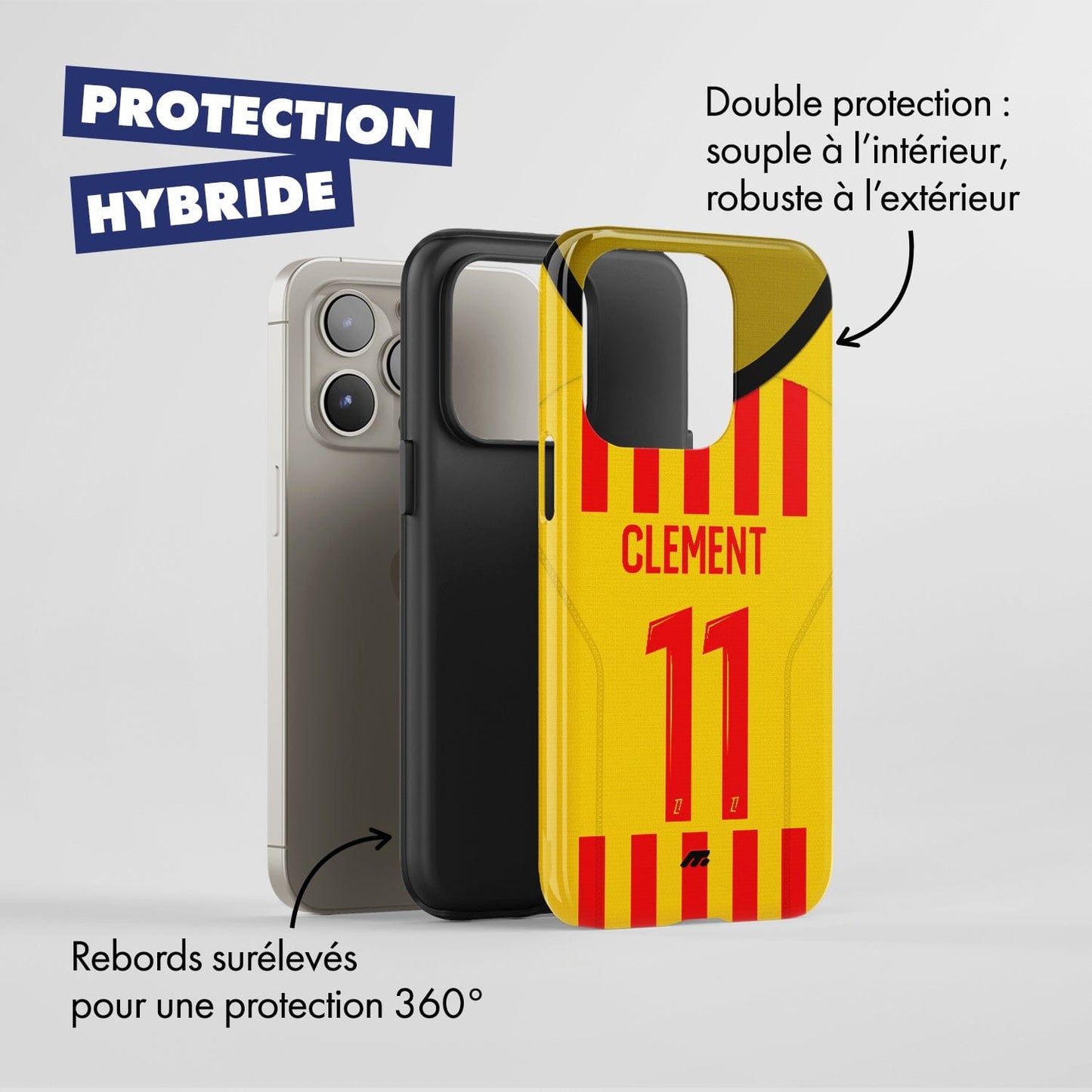 Coque RC Lens football personnalisable pour téléphone