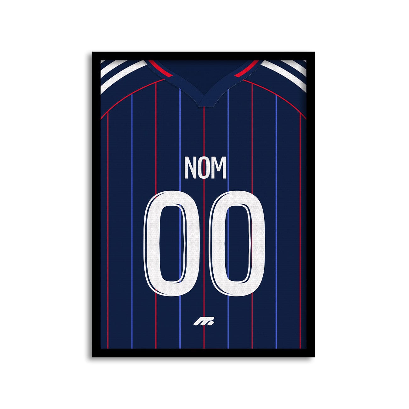 Affiche Olympique lyonnais football personnalisable à imprimer