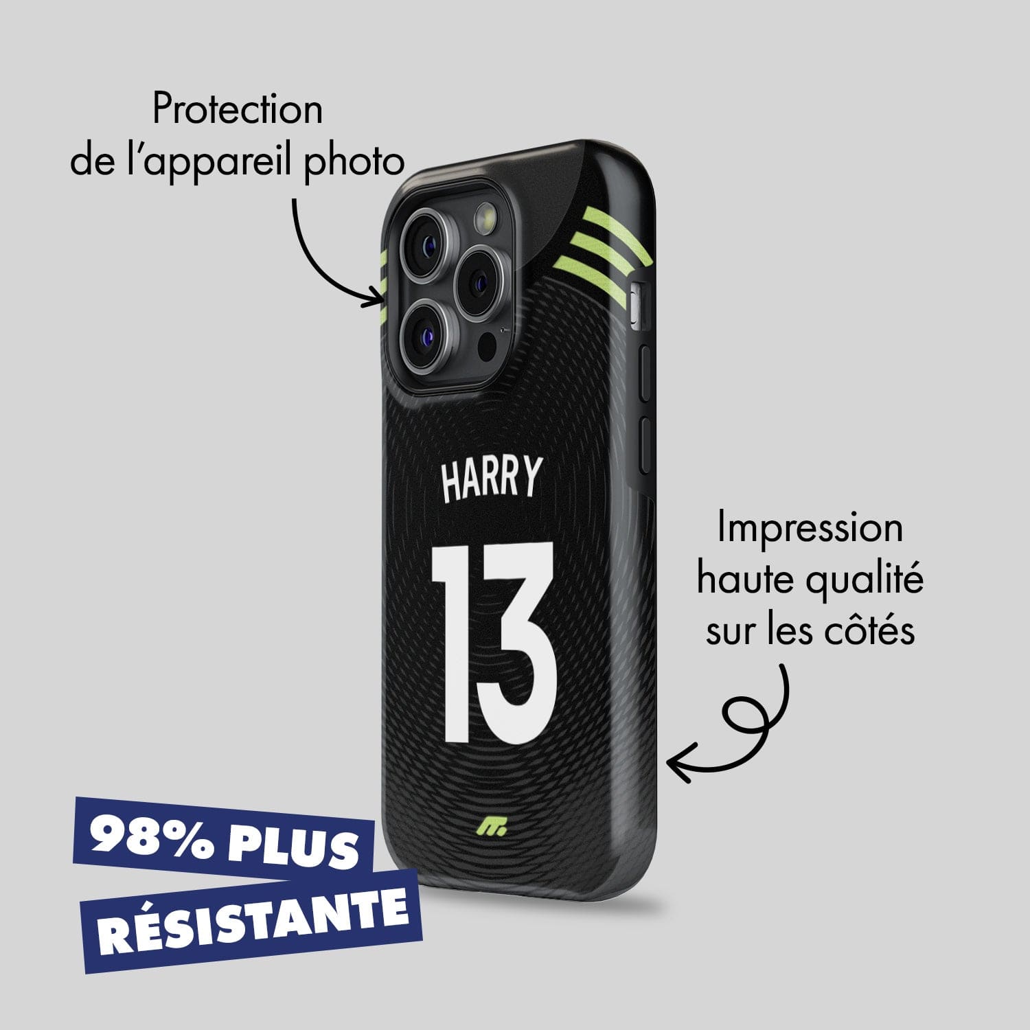 Coque Manchester United football personnalisable pour téléphone 