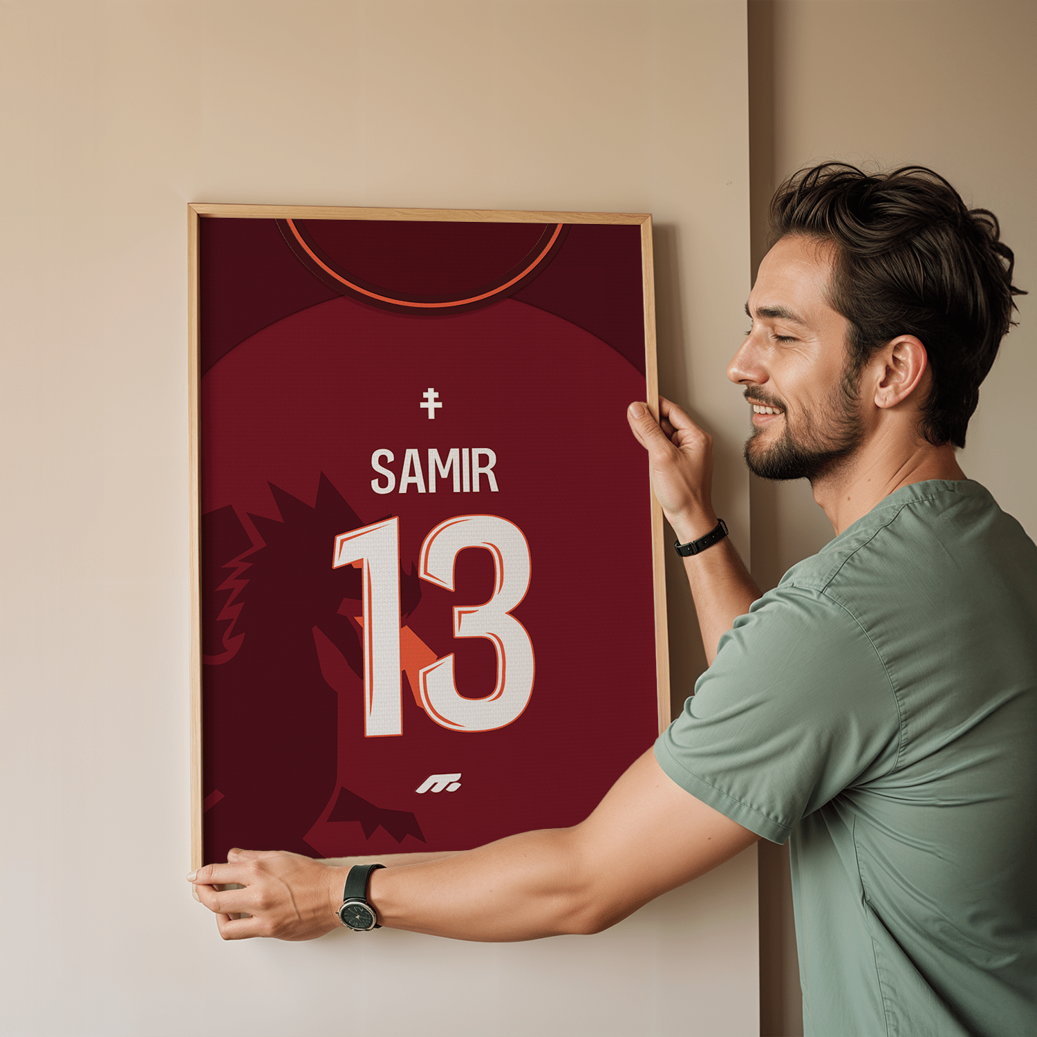 Affiche METZ football personnalisable à imprimer