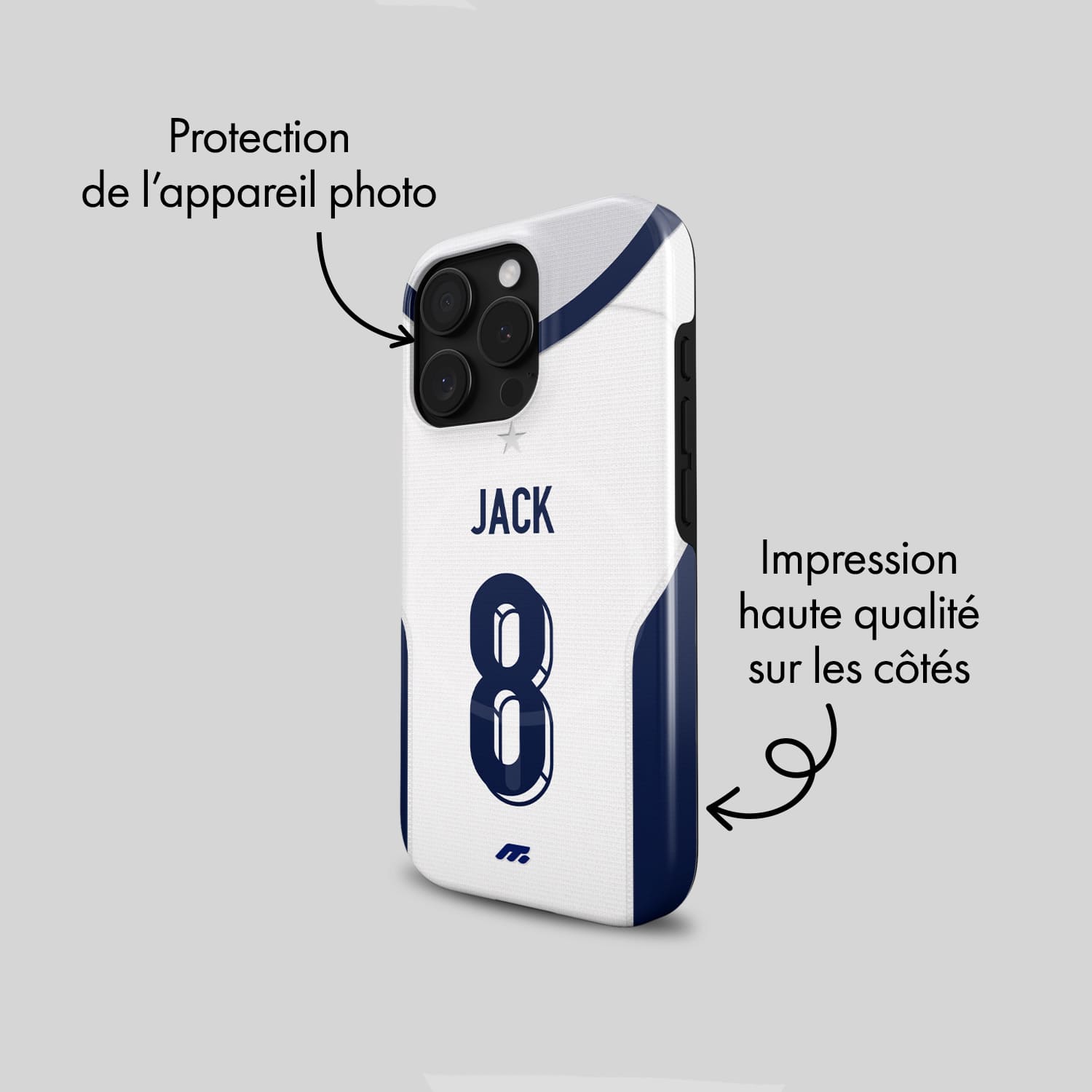 Coque de téléphone Magsafe Equipe de Angleterre personnalisée