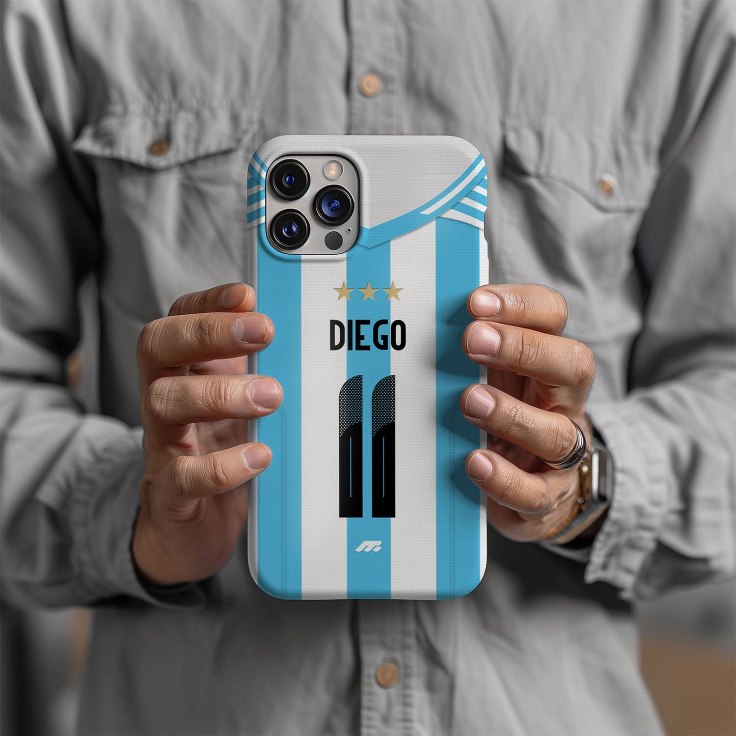 Coque de téléphone Magsafe Equipe de Argentine personnalisée