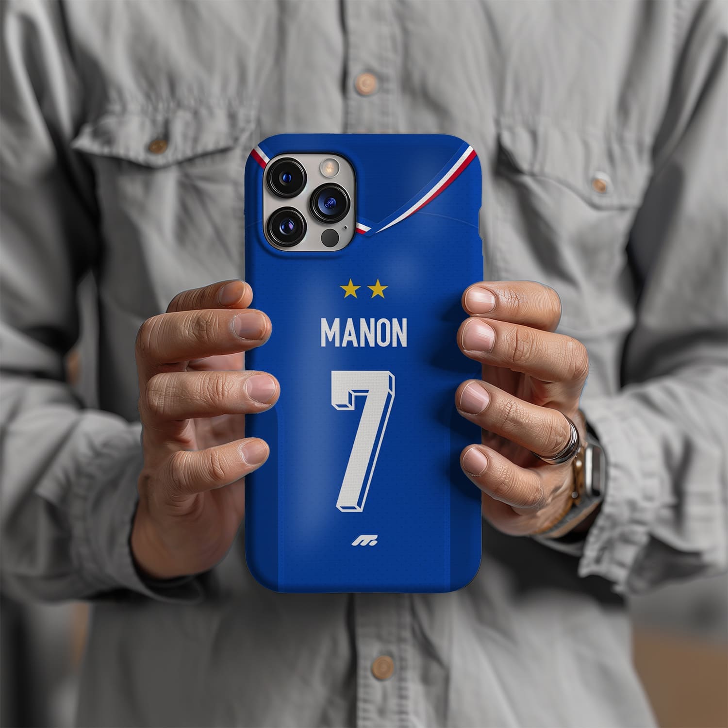 Coque de téléphone Magsafe Equipe de France personnalisée