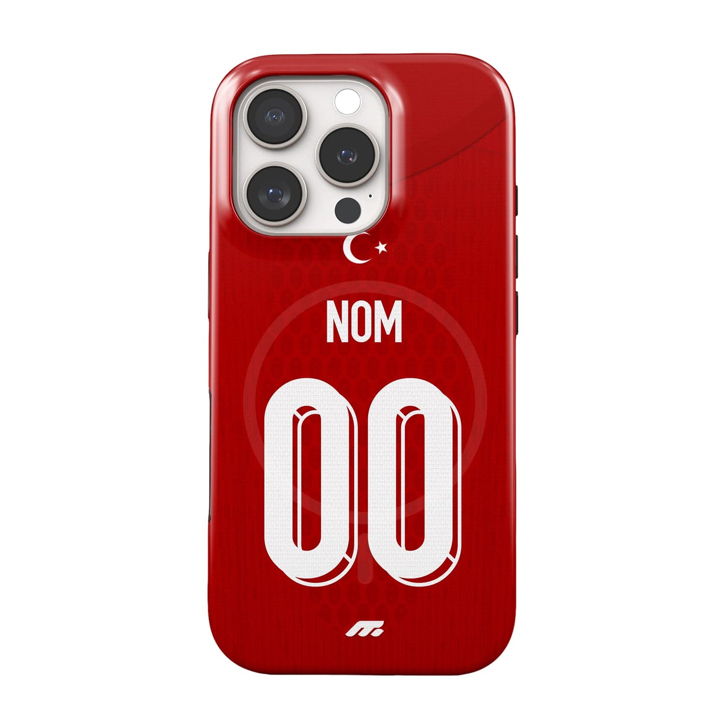 Coque de téléphone Magsafe Equipe de Turquie personnalisée