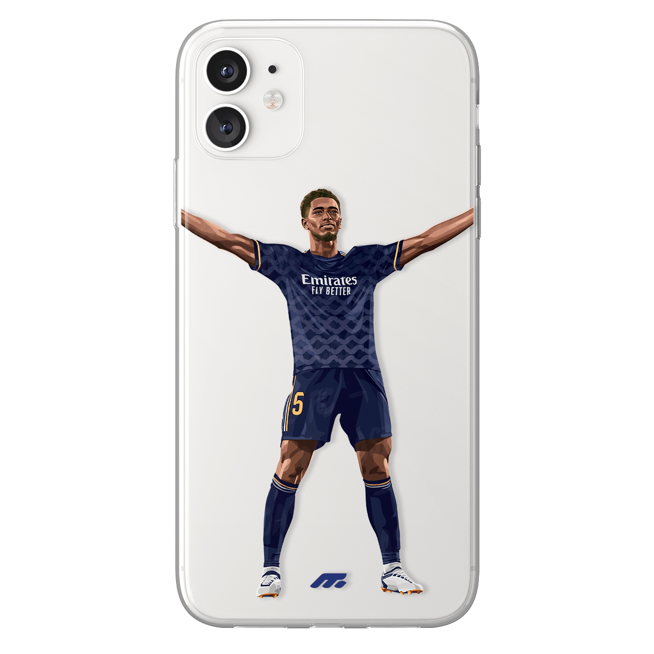 Coque de Jude Bellingham avec Real Madrid CF, Etui de téléphone de Football