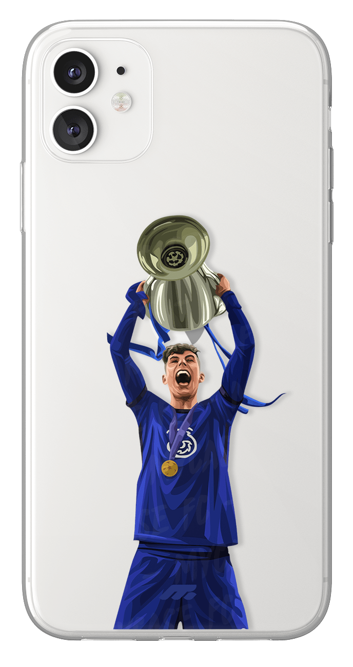Coque de Kai Havertz avec Chelsea FC, Etui de téléphone de Football