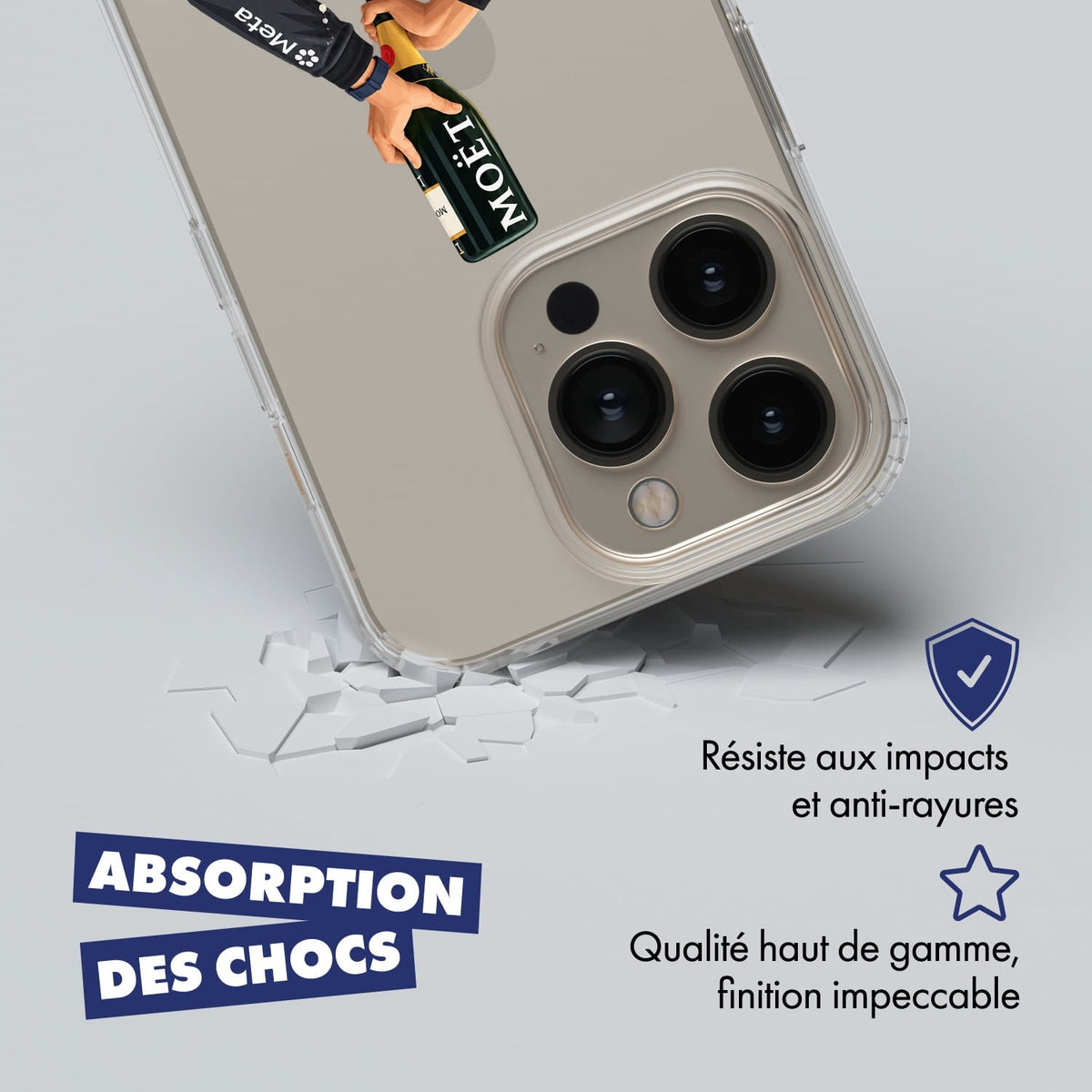 KIMI coque - PLAYERS-ANTI-CHOC-TRANSPARENT
