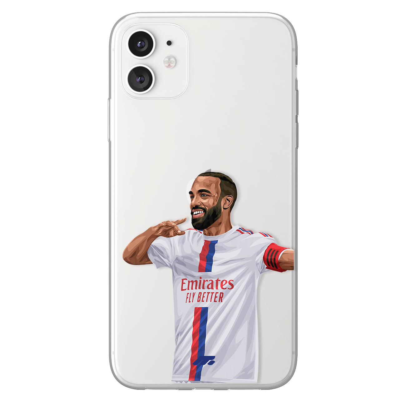 Coque Alexandre Lacazette de Football Olympique lyonnais