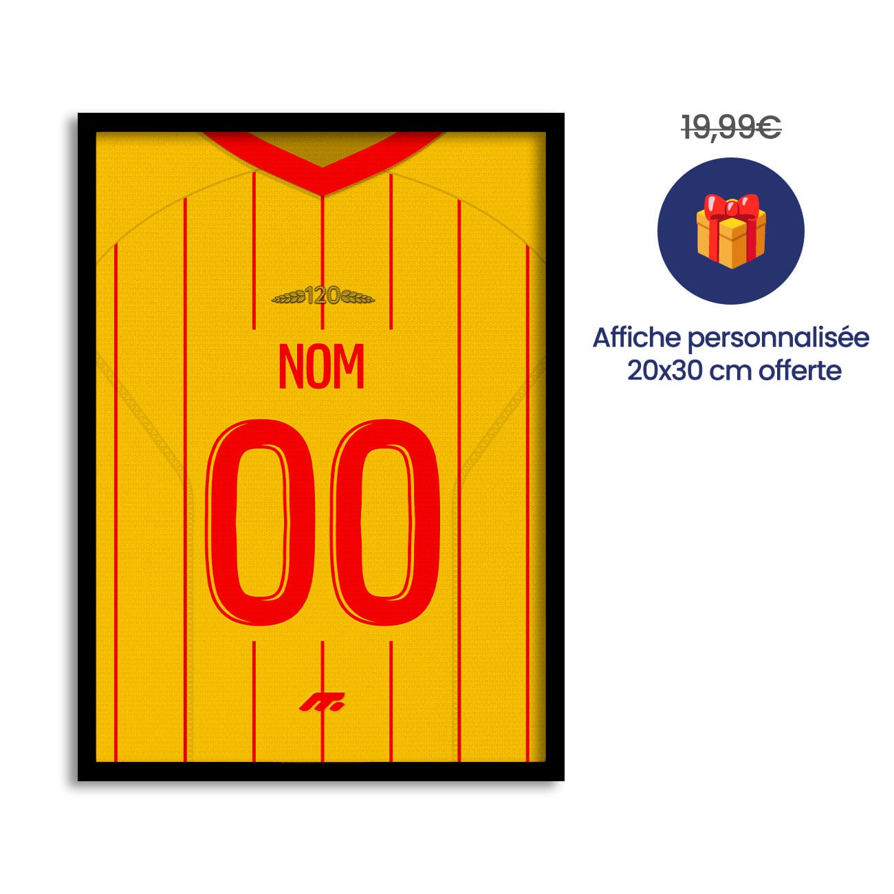 Pack LENS personnalisé de football