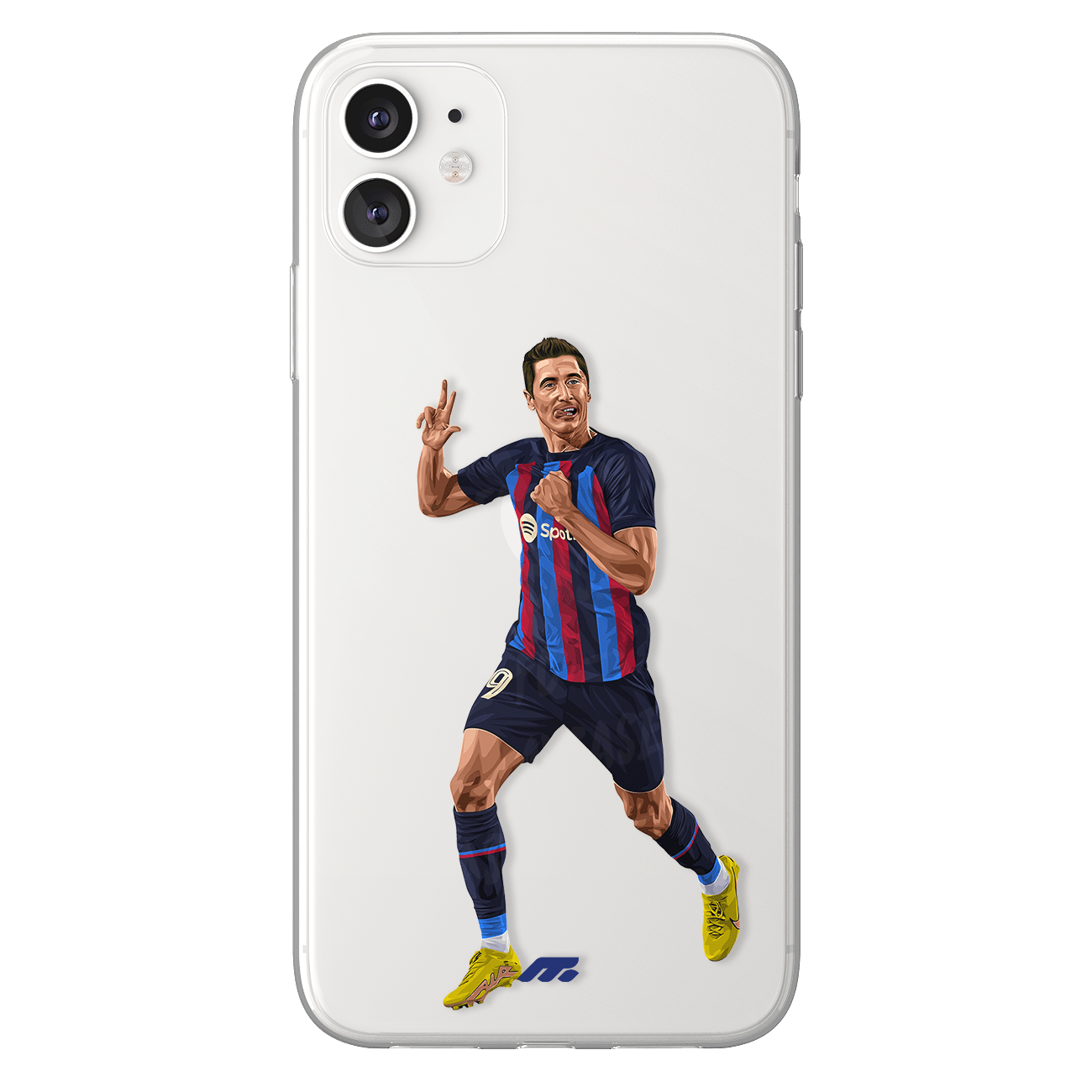 Coque Robert Lewandowski de Football FC Barcelona