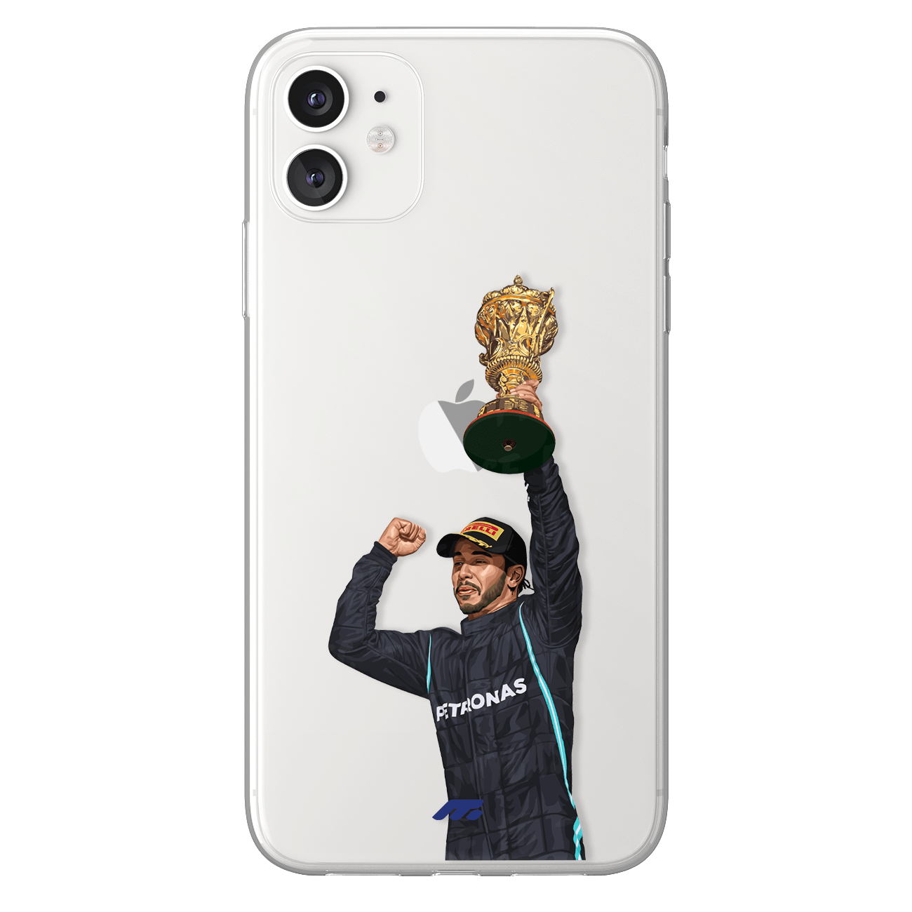 Coque de Lewis Hamilton avec Mercedes, Etui de téléphone de Formule 1