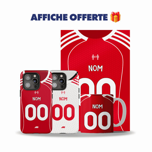 Pack LIVERPOOL personnalisé de football