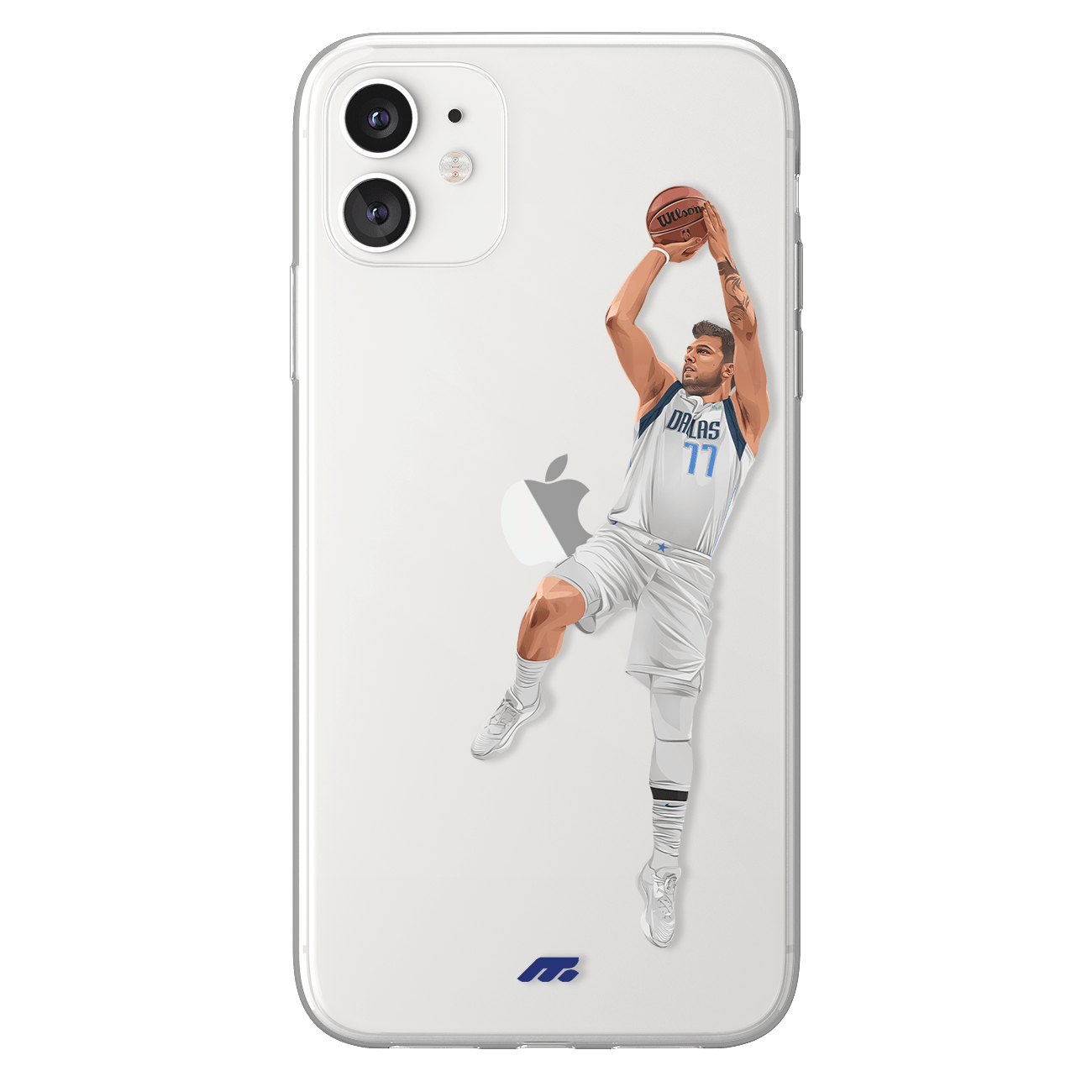 Coque de Luka Dončić avec Dallas Mavericks, Etui de téléphone de Basket-ball