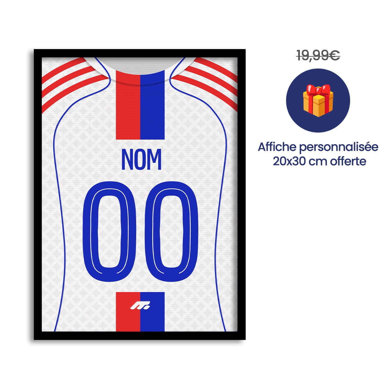 Pack LYON personnalisé de football