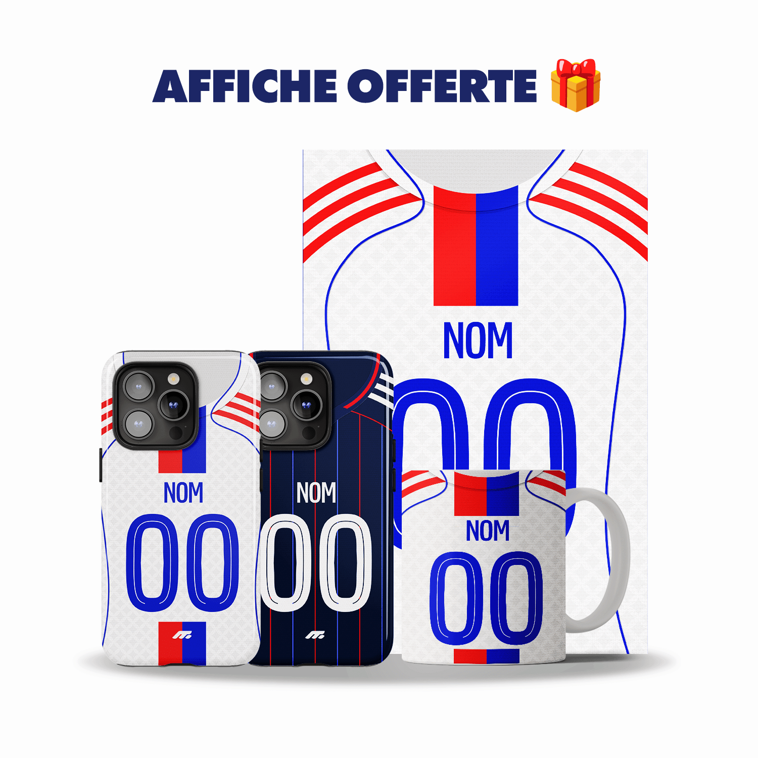 Pack LYON personnalisé de football
