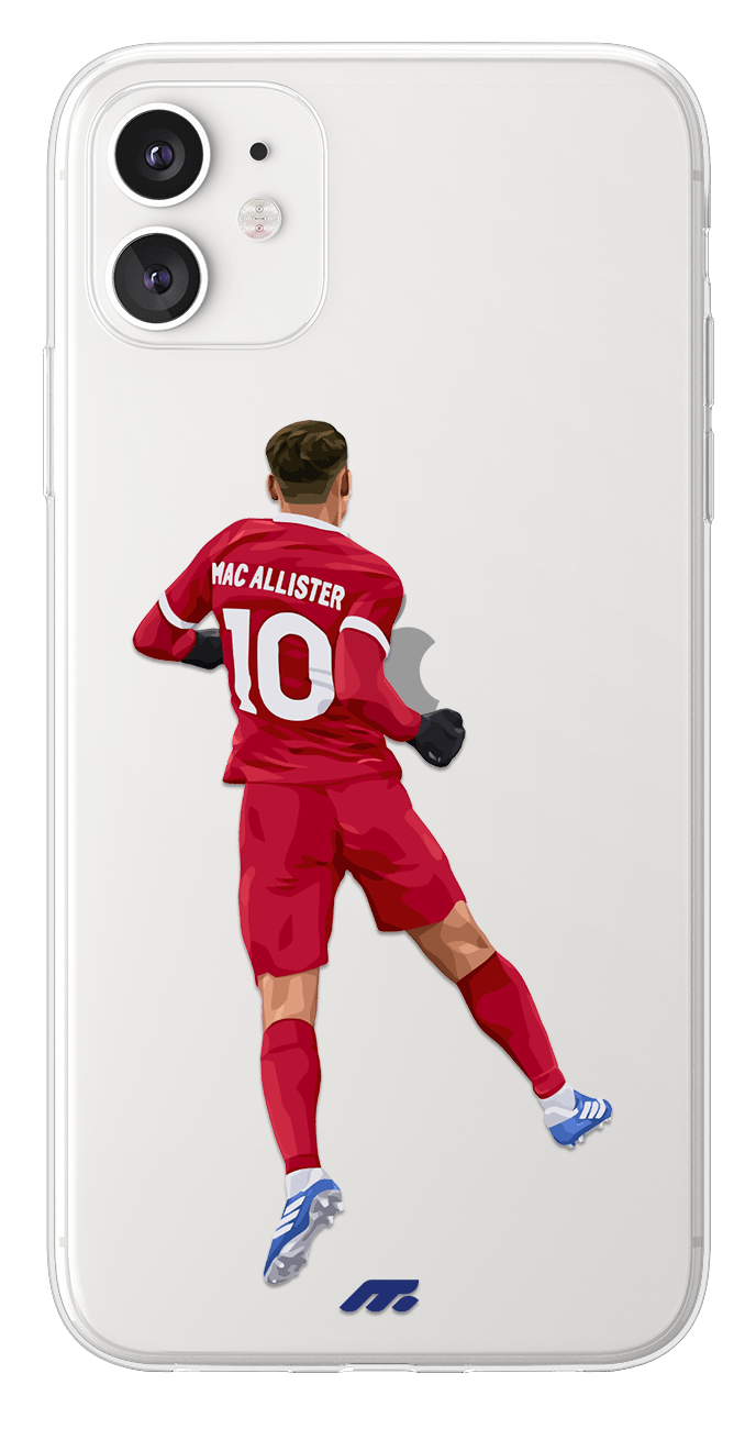 Coque de Alexis Mac Allister avec Liverpool Football Club, Etui de téléphone de Football