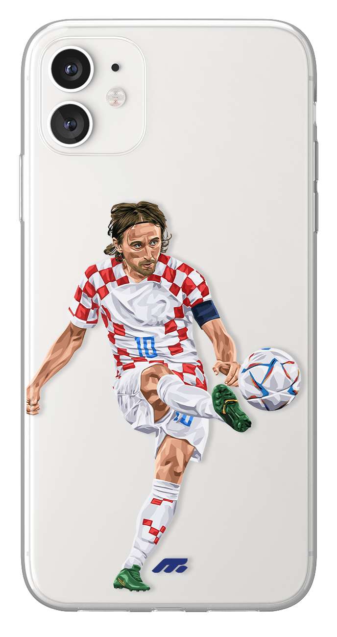 Coque de Luka Modric avec Croatie, Etui de téléphone de Football