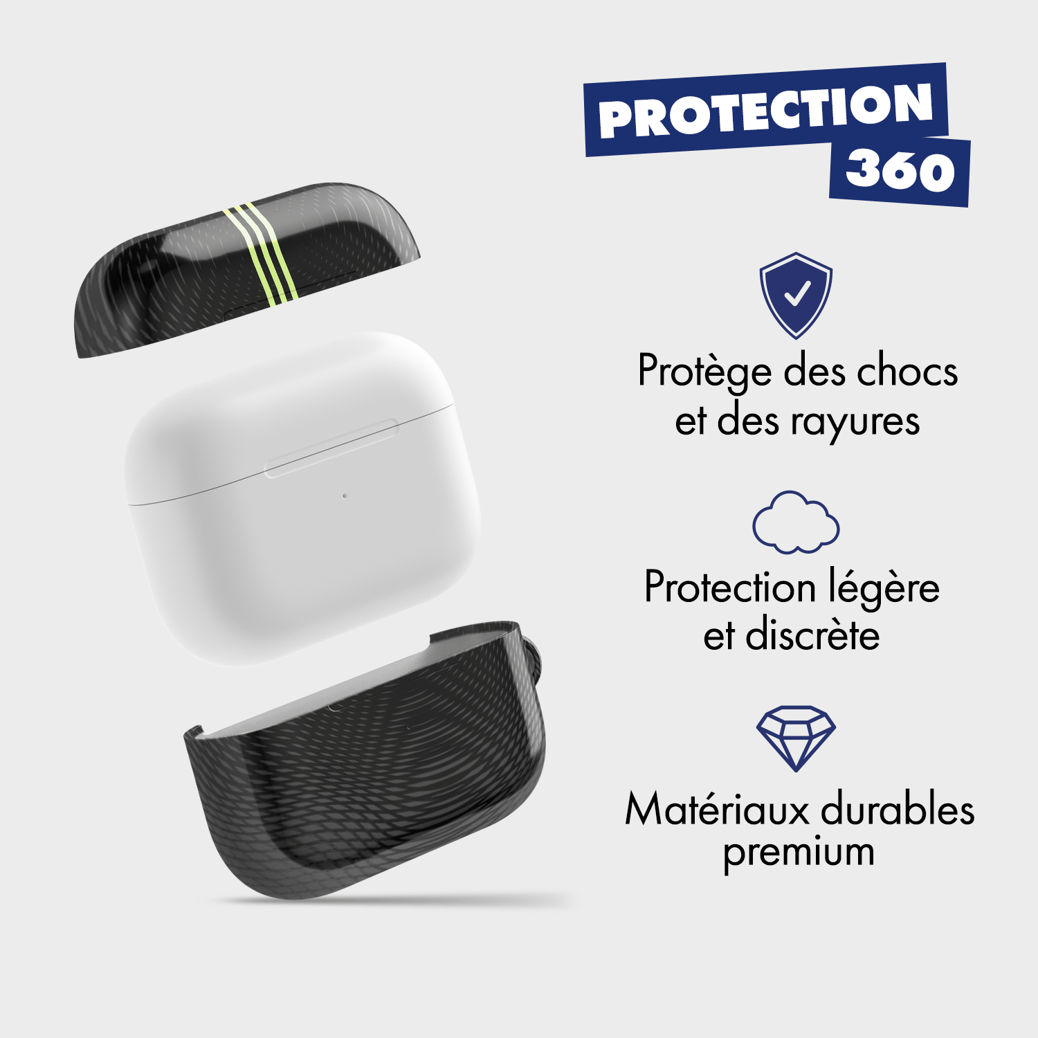 Coque pour AirPods & Samsung buds football Manchester United