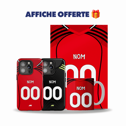 Pack MANCHESTER UNITED personnalisé de football