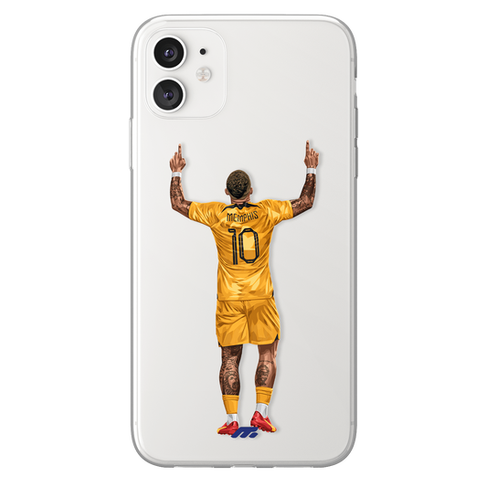 Coque Memphis Depay de Football Pays Bas