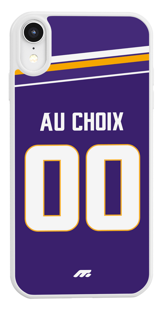 Coque Vikings du Minnesota football personnalisable pour téléphone - iPhone, Samsung, Google, Xiaomi, Oppo