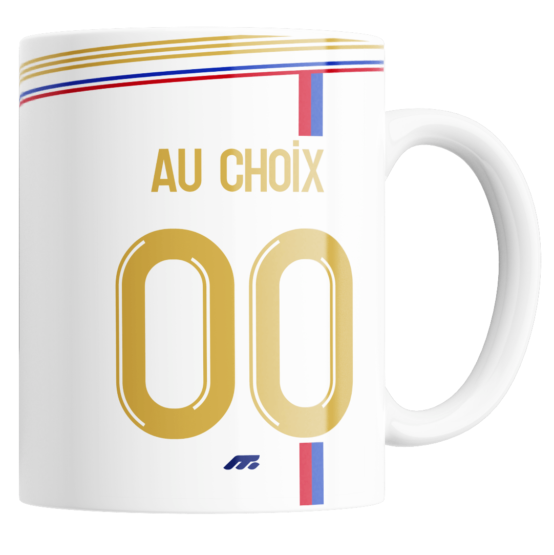 Mug club de football personnalisable avec prénom et numéro · Cadeau fan de  foot · Lille