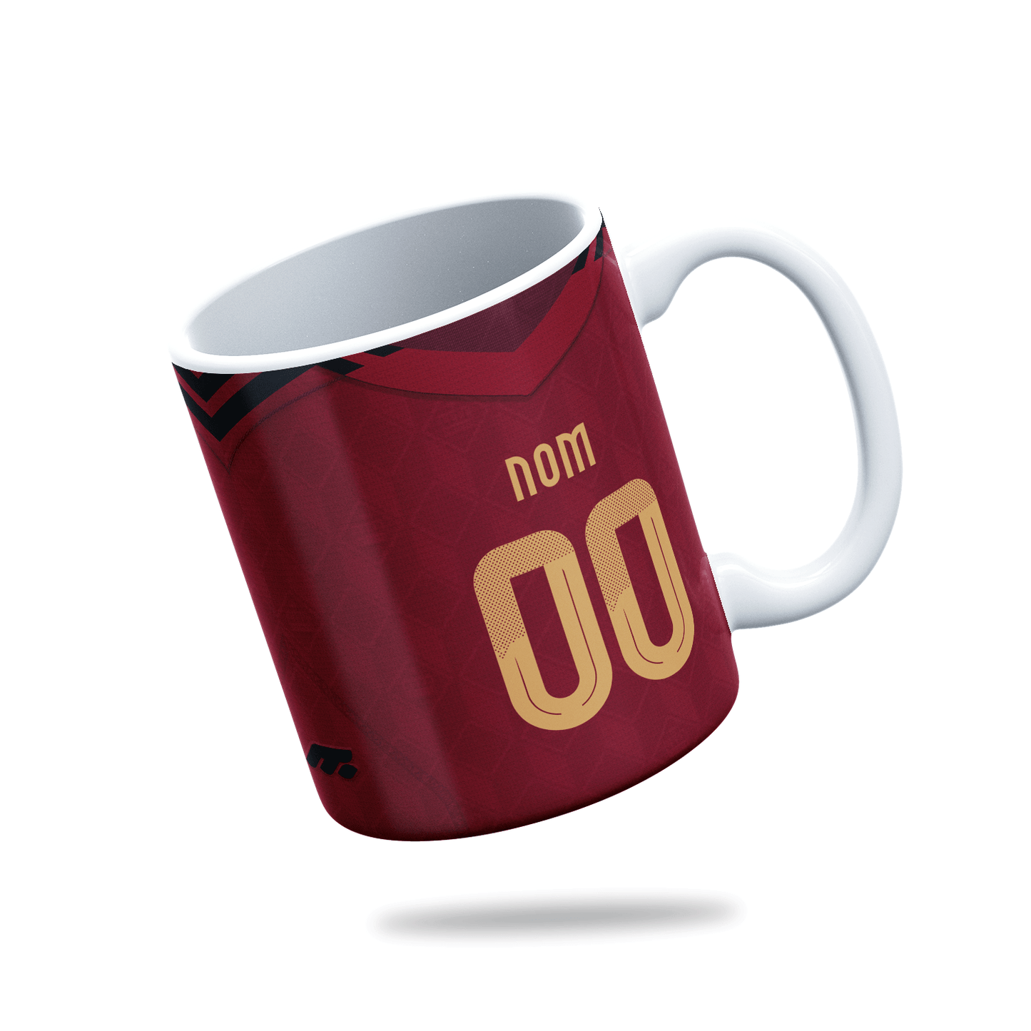 Mug Equipe de Belgique football personnalisable