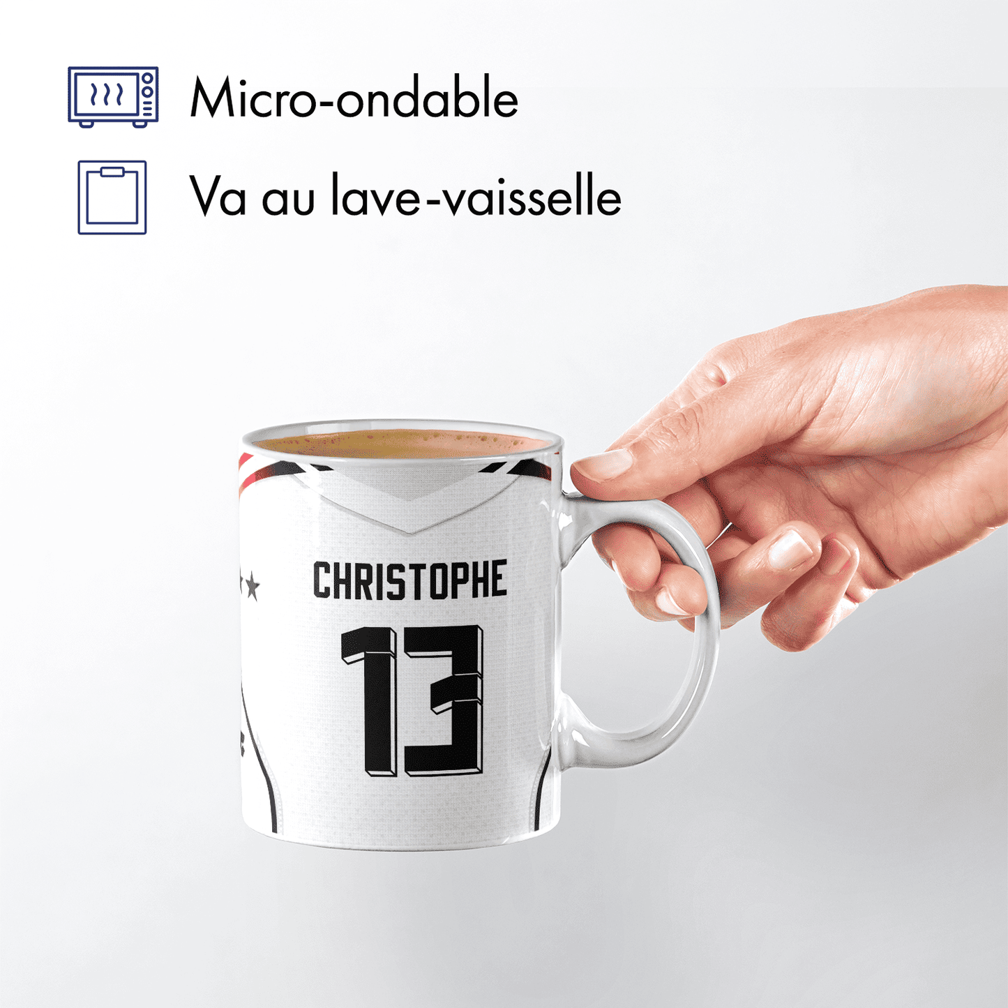 Mug Equipe d'Allemagne football personnalisable