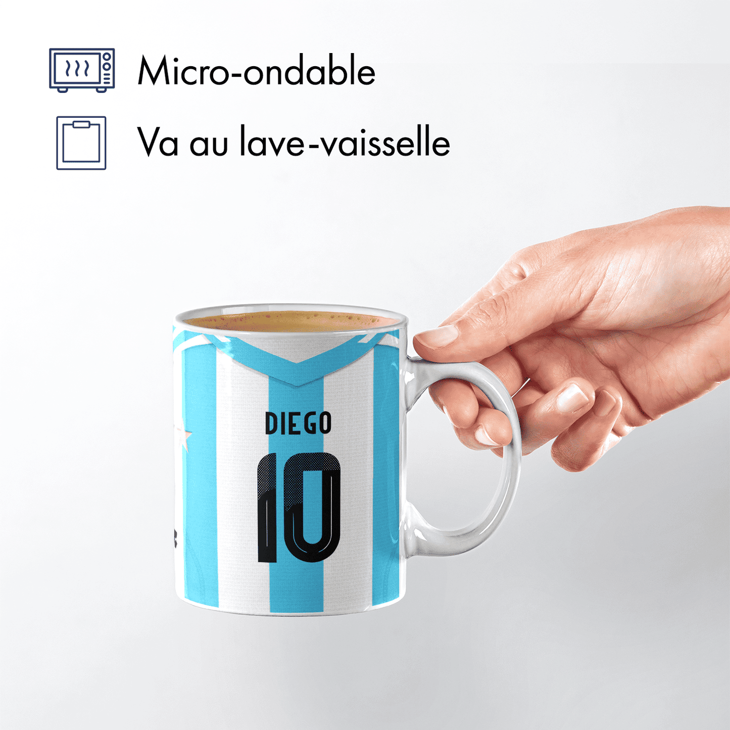 Mug Equipe d'Argentine football personnalisable