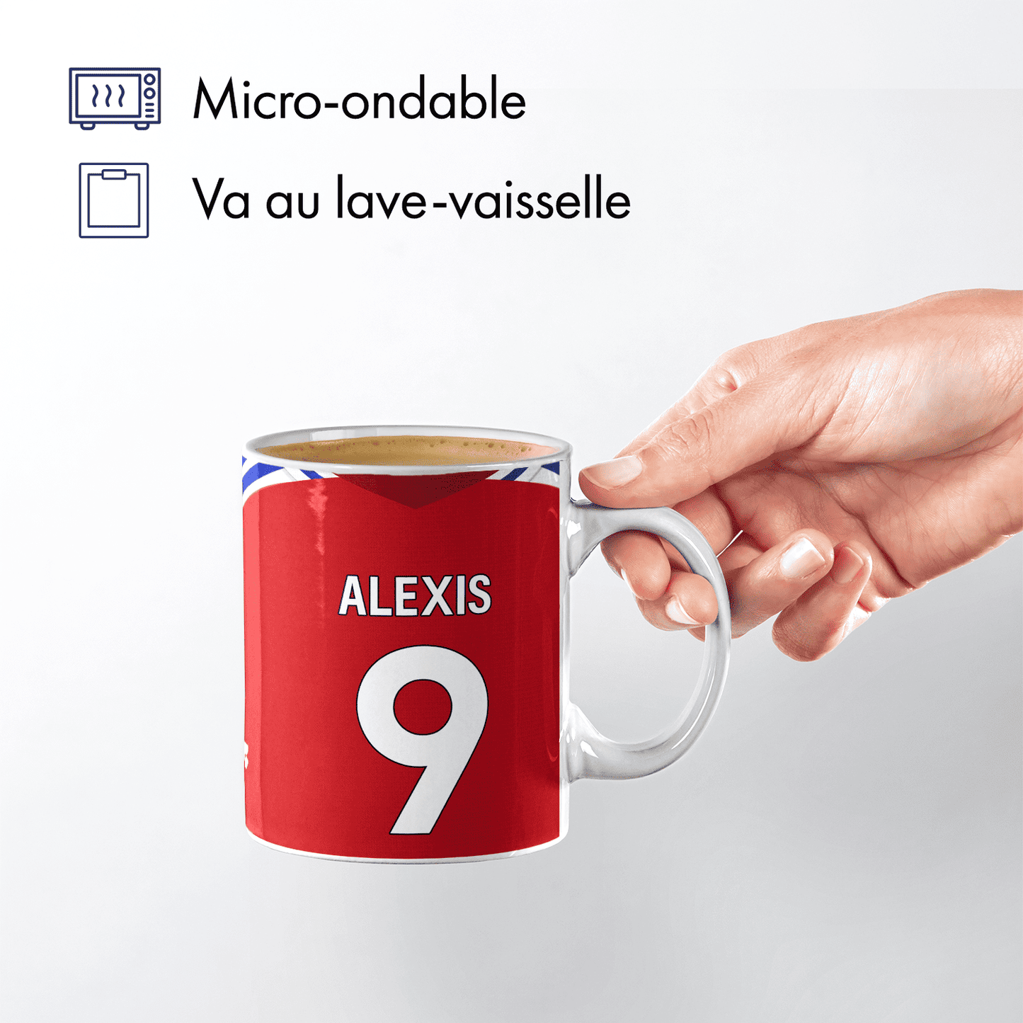 Mug Arsenal FC football personnalisable