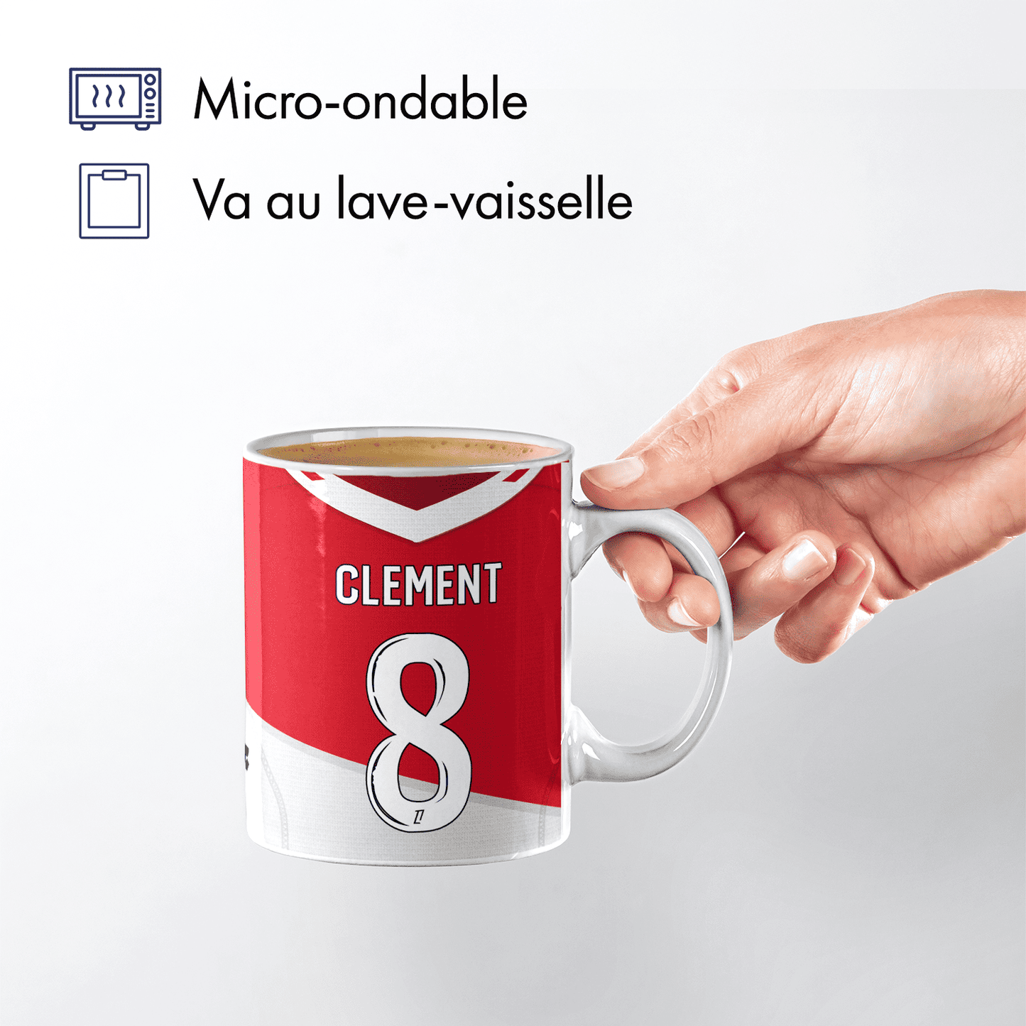 Mug AS Monaco football personnalisable