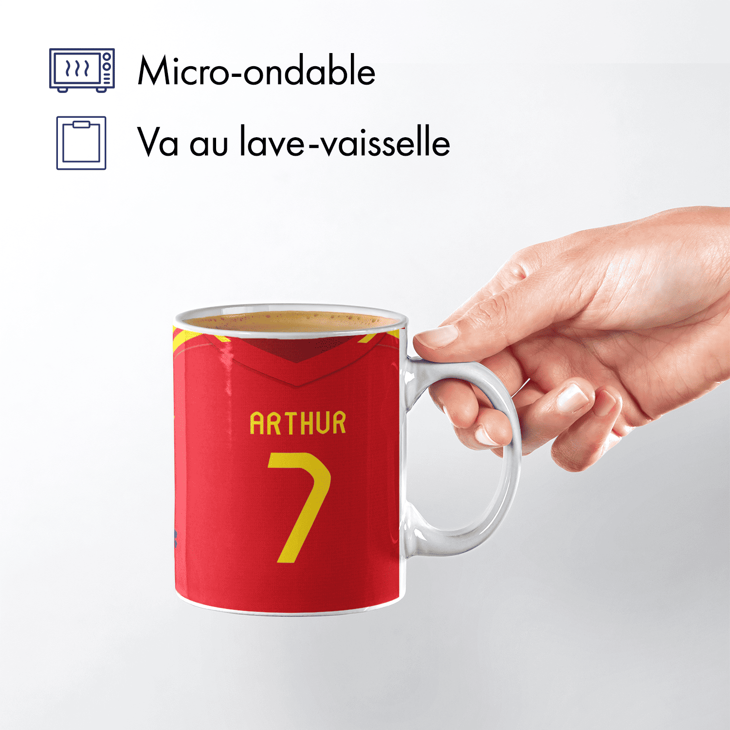 Mug Equipe d'Espagne football personnalisable