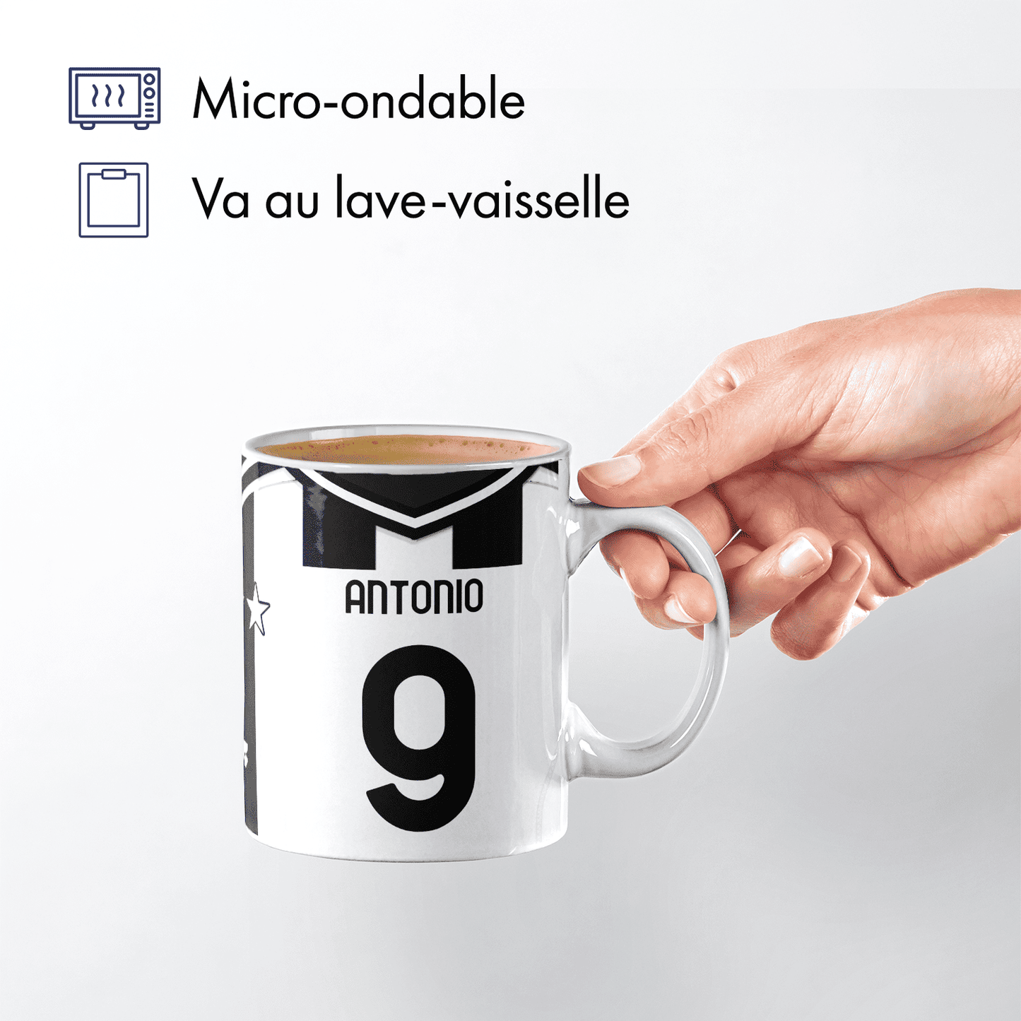 Mug Juventus Football Club football personnalisable