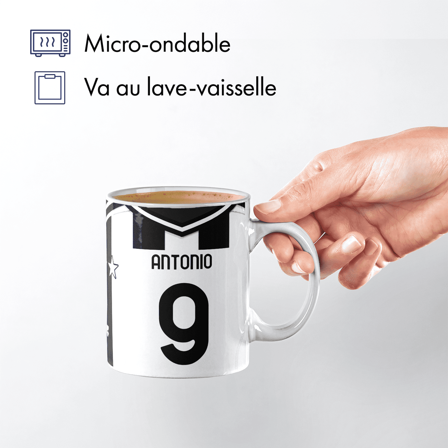 Mug Juventus Football Club football personnalisable