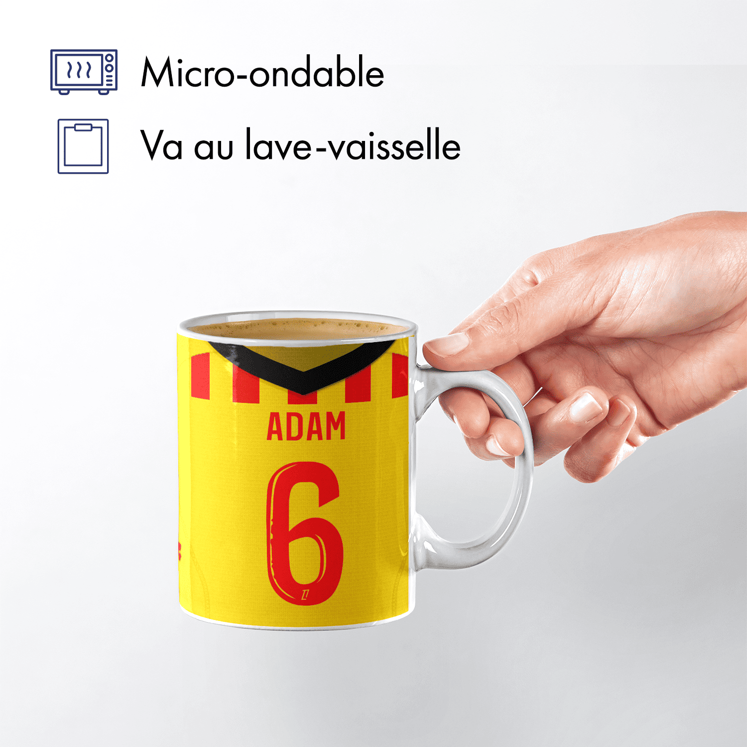 Mug Racing Club de Lens football personnalisable