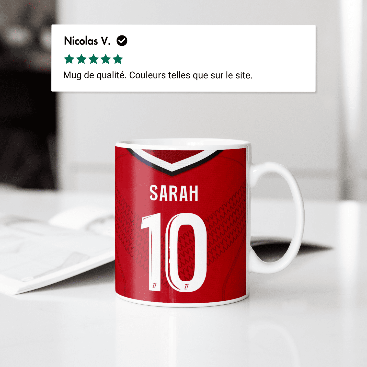 Mug Lille OSC football personnalisable