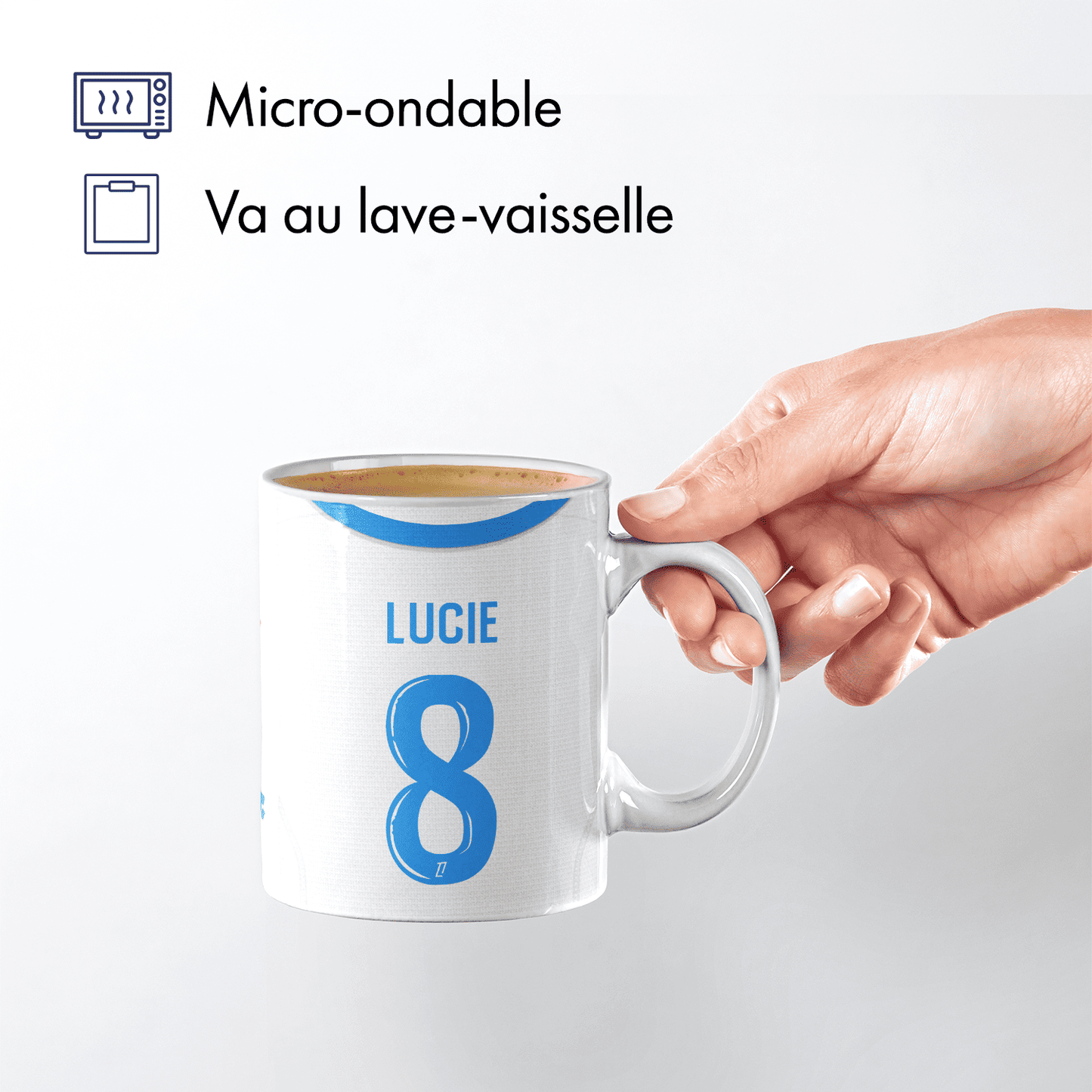 Mug Olympique de Marseille football personnalisable