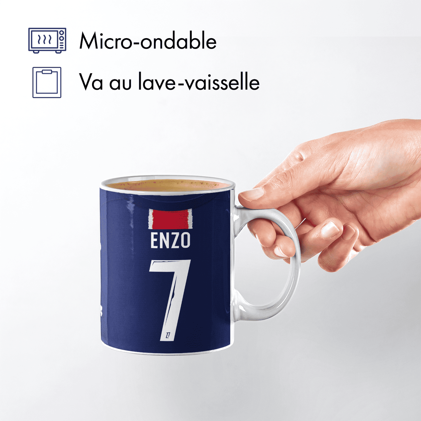 Mug Paris Saint-Germain football personnalisable