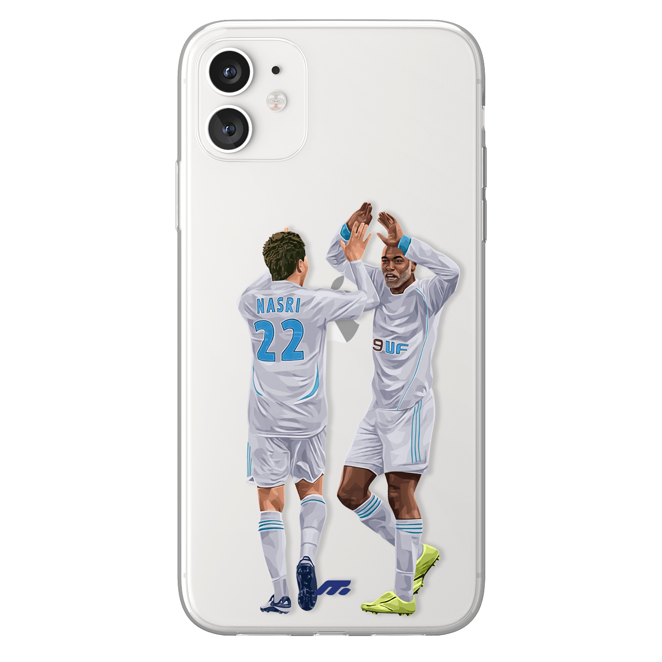 Coque Samir & Djibril de Football Olympique de Marseille