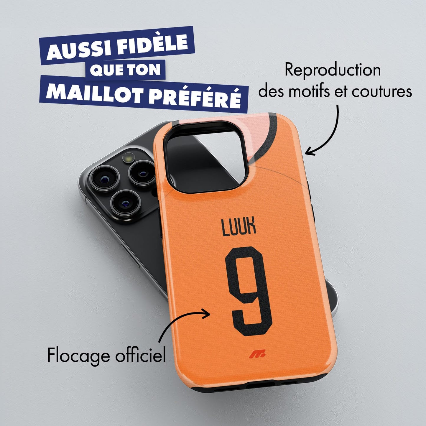 Coque de téléphone Equipe De Pays Bas personnalisé de football