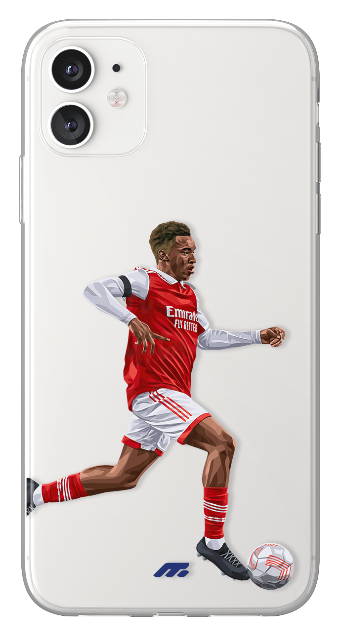 Coque de Eddie Nketiah avec Arsenal FC, Etui de téléphone de Football