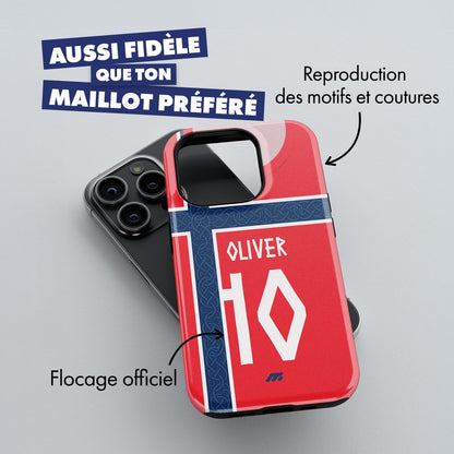 Coque  Norvège football personnalisable pour téléphone - iPhone, Samsung, Google, Xiaomi, Oppo