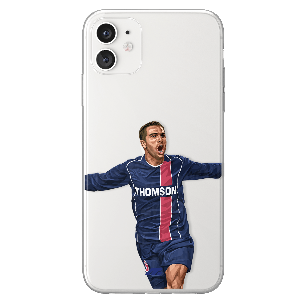 Coque Pedro Pauleta de Football Paris Saint-Germain