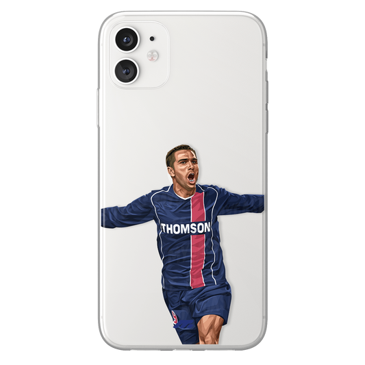 Coque Pedro Pauleta de Football Paris Saint-Germain