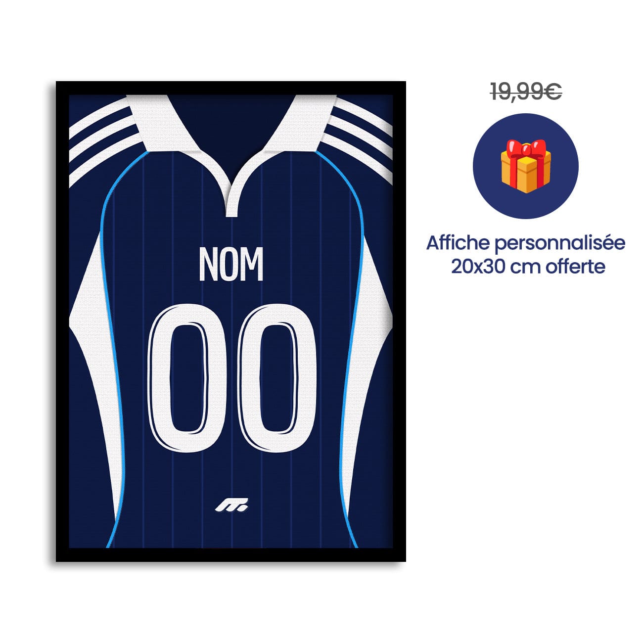 Pack PARIS FC personnalisé de football