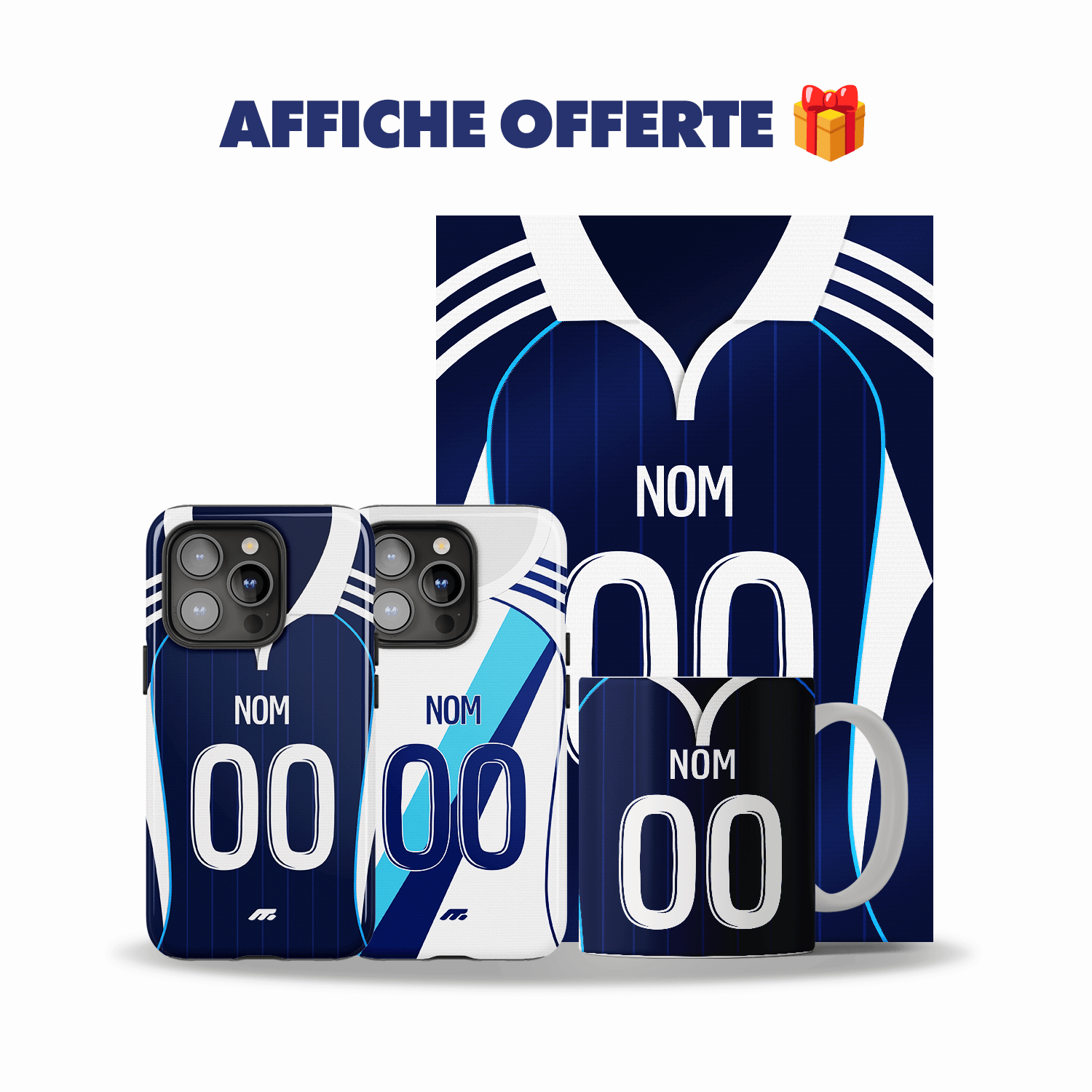 Pack PARIS FC personnalisé de football