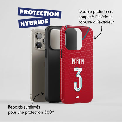 Coque de téléphone Equipe De Portugal personnalisé de football