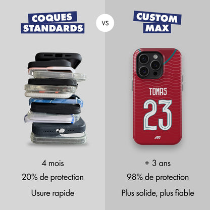 Coque de téléphone Equipe De Portugal personnalisé de football