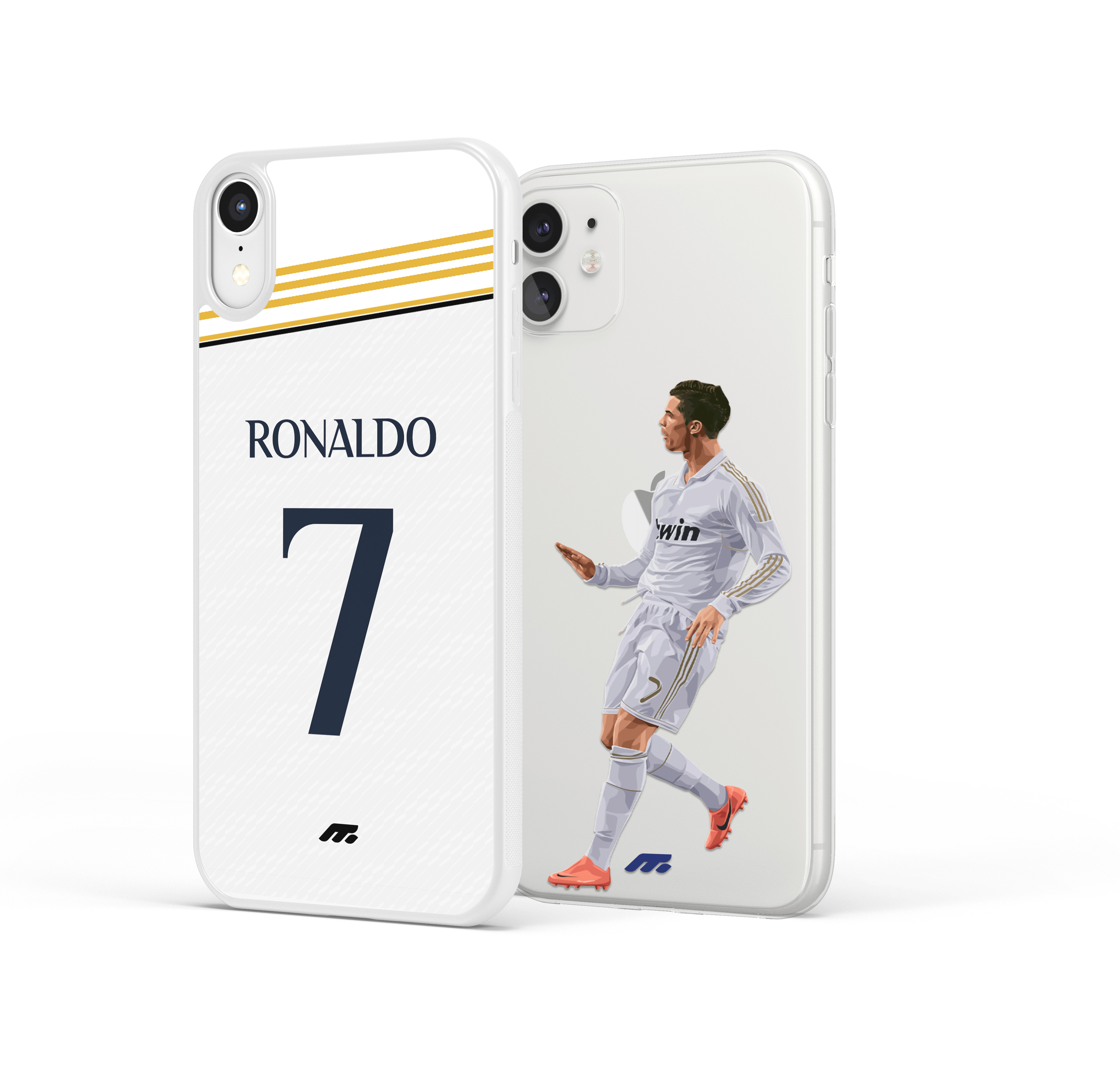 Pack de Coques de protection de Cristiano Ronaldo au Real Madrid pour iPhone 14